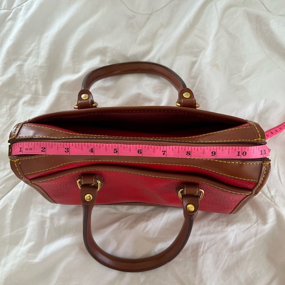 Dooney & Bourke / Red leather bag - Picture 4 of 9